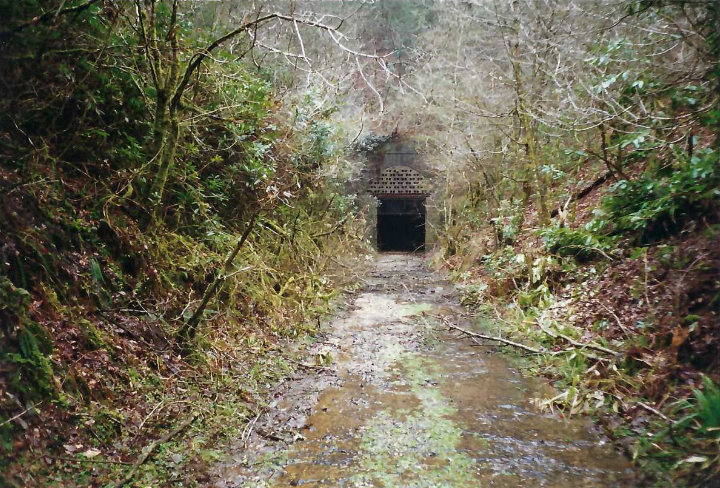The eastern portal in April, 1996.