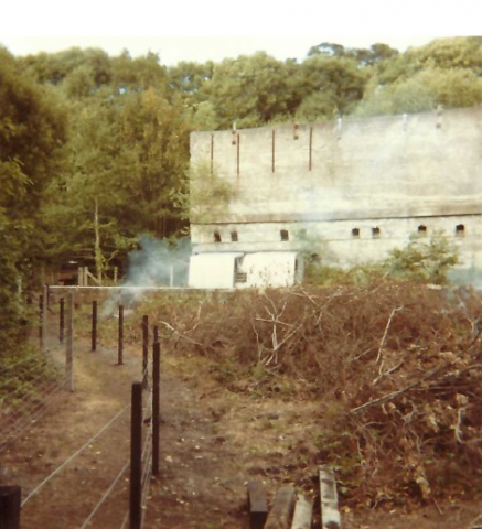 Demolition at Christow Station