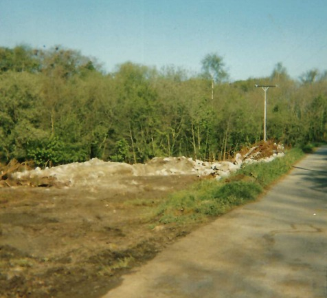 Demolition at Christow Station