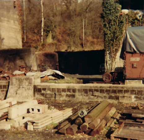 Demolition at Christow Station