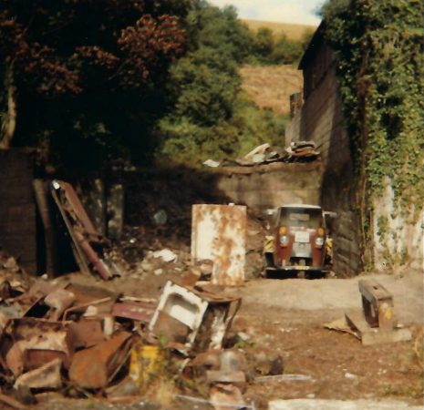 Demolition at Christow Station