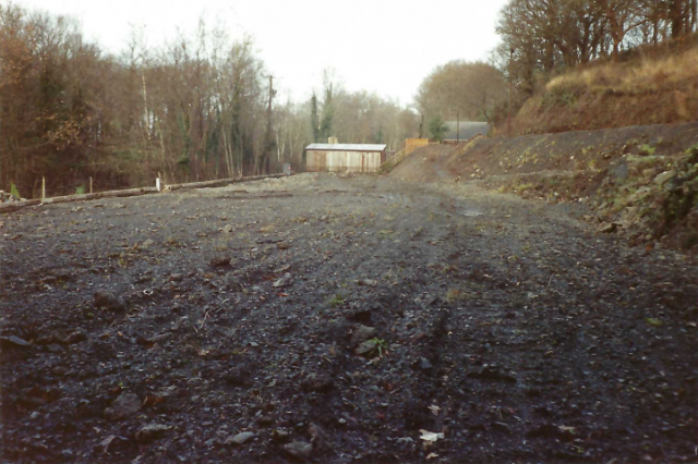 Demolition at Christow Station