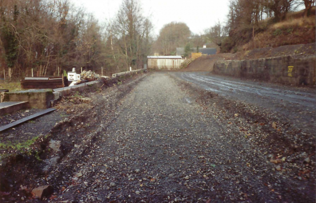 Demolition at Christow Station