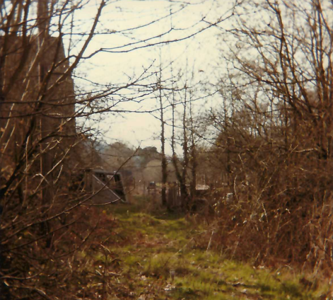 Demolition at Christow Station